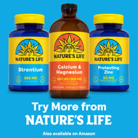 Thumbnail for NATURE'S LIFE Liquid Calcium Magnesium Supplement with Vitamin D 3 - Bone Health, Muscle, Heart Health and Immune Support - Natural Orange Flavor, 60-Day Guarantee, Lab Verified, 31 Servings, 16 FL OZ