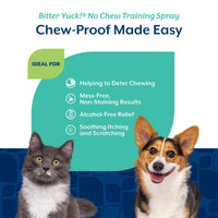 Thumbnail for NaturVet Bitter Yuck! No Chew Spray for Dogs, Cats, and Horses Pet Training Spray, Liquid, Made in The USA, 8 Ounce
