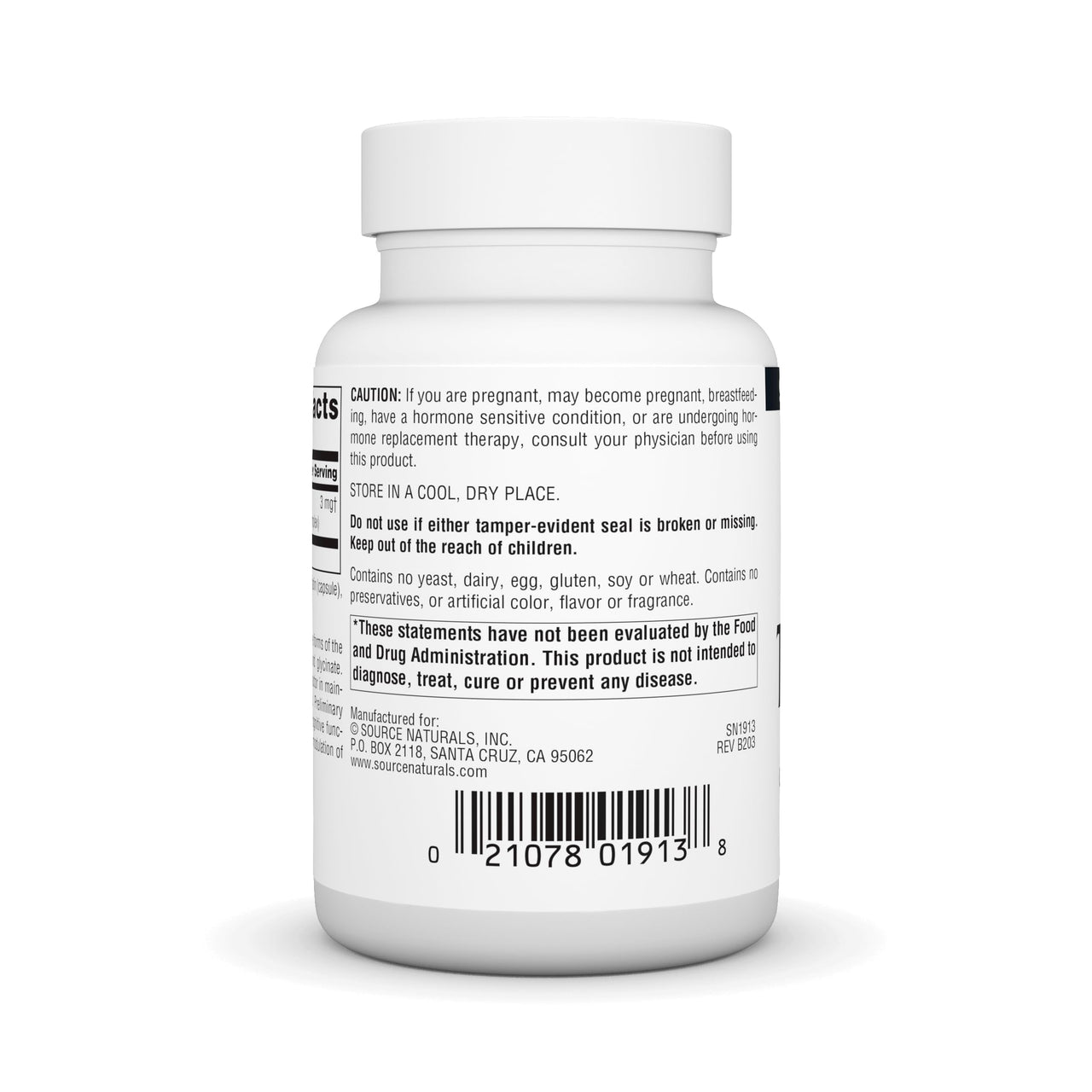 Source Naturals, Triple Boron, Three Forms for Optimal Bioavailibilty*, Contains 3 Forms of The Trace Mineral Boron – Citrate, Aspartate, and Glycinate, 3mg - 100 Capsules