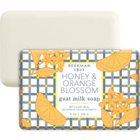 Thumbnail for Beekman 1802 Goat Milk Soap – Moisturizing Hand & Body Soap Bar with Shea Butter & Botanical Oils, Triple-Milled, Non-Drying, Made for Sensitive Skin, Honey & Orange Blossom 9 oz