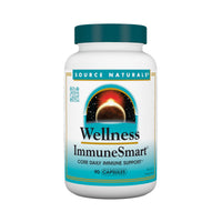 Thumbnail for Source Naturals Wellness ImmuneSmart - for Core Daily Immune Support*, with Vitamins A, C, and D, Zinc, Elderberry, Echinacea, Andrographis, Turkey Tail and Garlic - 90 Capsules