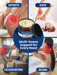 Thumbnail for Venture Pal Magnesium Lotion, Topical Magnesium Cream, Leg & Muscle Comfort with Coconut Oil, Shea Butter & Hyaluronic Acid, Suitable for Kids