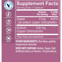 Thumbnail for The Vitamin Shoppe Chlorophyll 100mg Natural Food Supplement, Green (100 Capsules)