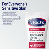 Thumbnail for CETAPHIL Redness Relieving Daily Facial Moisturizer SPF 40, 1.7 fl oz, Broad spectrum Sunscreen, Neutral Tint, For Redness-Prone Skin