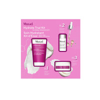 Thumbnail for Murad Hydrate Trial Kit - 3-Piece Trial Size Kit $62 Value - Moisturizing Daily Skincare Set - AHA/BHA Exfoliating Cleanser, Multi-Vitamin Infusion Oil & Hydro-Dynamic Ultimate Moisturizer
