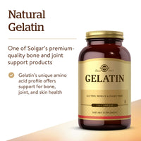 Thumbnail for Solgar Gelatin 1680 mg, 250 Capsules - Natural Gelatin - Supports Bone, Joint & Skin Health - Gluten Free, Dairy Free - 83 Servings