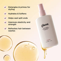 Thumbnail for Gisou Honey Infused Leave-In Conditioner, a Lightweight Conditioning Hair Spray, Hair Moisturizer and Hair Detangler, Frizz Control, Softens and Protects Against UV Damage (5.1 fl oz)