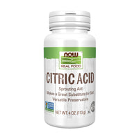 Thumbnail for NOW Foods, Citric Acid, Sprouting Aid, Great Substitute for Salt, Preservative Found in Citrus Fruits, 4-Ounces