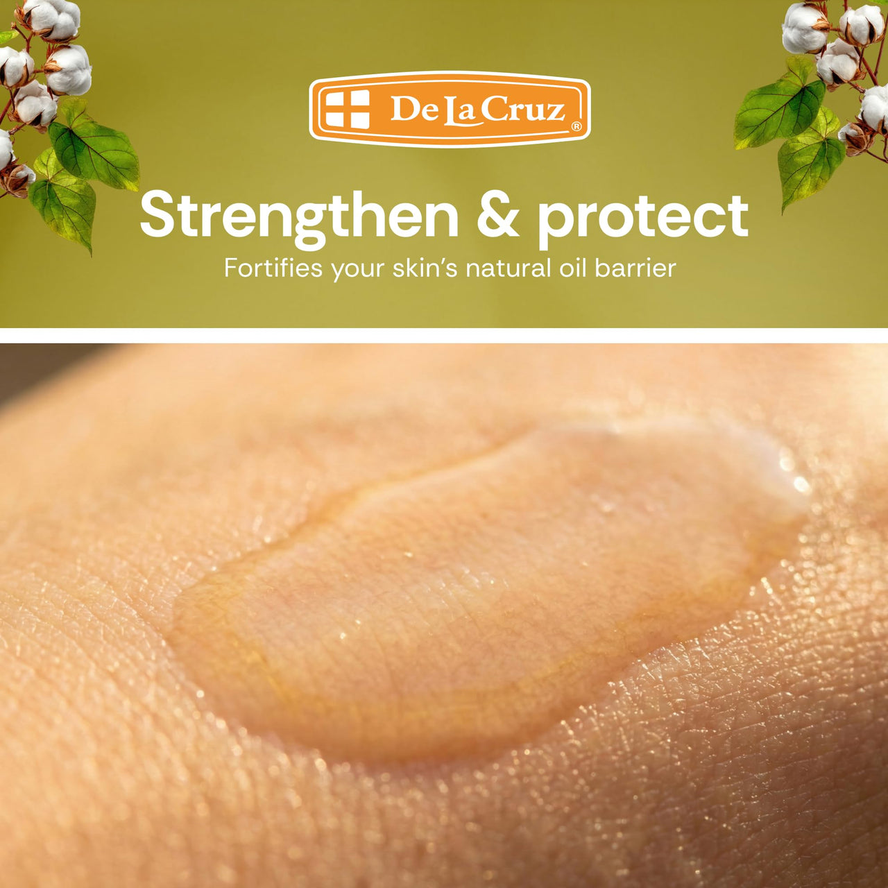 De La Cruz Cottonseed Oil - Moisturizer for Skin and Hair - Multipurpose Carrier Oil - 2 Fl OZ (1 Bottle)