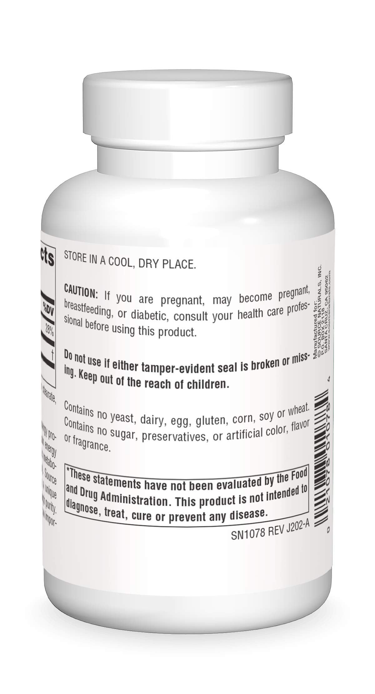 Source Naturals Pyruvate Power - Helps Support Metabolism* - 750mg - 90 Capsules