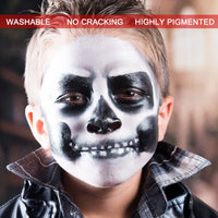Thumbnail for MEICOLY White Cream Face Body Paint,2.37Oz Large Tube Clown White Makeup,Water Based Full Body Paint for Adults and Kids,Halloween SFX Skull Joker Zombie Vampire Skeleton Goth Cosplay Mime Makeup