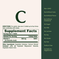 Thumbnail for Nature's Bounty Vitamin C Tablets, Vitamin Supplement, Supports a Healthy Immune System, 500mg, 100 Count