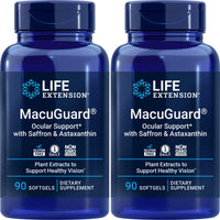 Thumbnail for Life Extension MacuGuard 90 softgels (Pack of 2) with Saffron & Astaxanthin