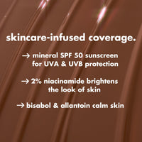 Thumbnail for e.l.f. Halo Glow Skin Tint SPF 50, Tinted Moisturizer For Light, Buildable Coverage, Creates A Natural Glow, Vegan & Cruelty-Free, 14 Deep Warm