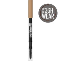 Thumbnail for Maybelline TattooStudio Waterproof Eyebrow Pencil, Sharpenable, Longwear, Long Lasting, Pigmented Eyebrow Pencil for Defined Brows, Light Blonde, 1 Count
