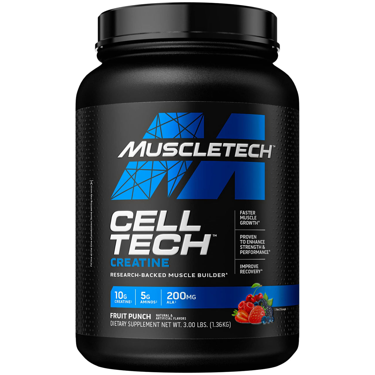 MuscleTech Mass Gainer Mass-Tech Extreme 2000, Muscle Builder Whey Protein Powder & Creatine Monohydrate Powder Cell-Tech Creatine Post Workout Recovery Drink Muscle Builder