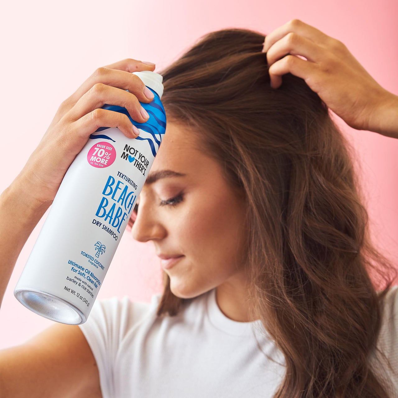 Not Your Mother's Beach Babe Jumbo Dry Shampoo (2-Pack) - 12 oz Dry Shampoo - Instantly Absorbs Oil While Creating Effortless Sea-Tossed Texture