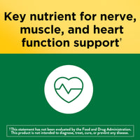 Thumbnail for Nature Made Potassium Gluconate 550 mg, Potassium Supplements, Dietary Supplement for Heart Health Support, 100 Tablets, 100 Day Supply