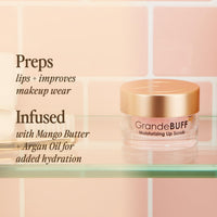 Thumbnail for Grande Cosmetics GrandeBUFF Moisturizing Lip Scrub with Mango Butter & Shea Butter - for Smoother, Softer-Looking Lips (0.53 fl oz)