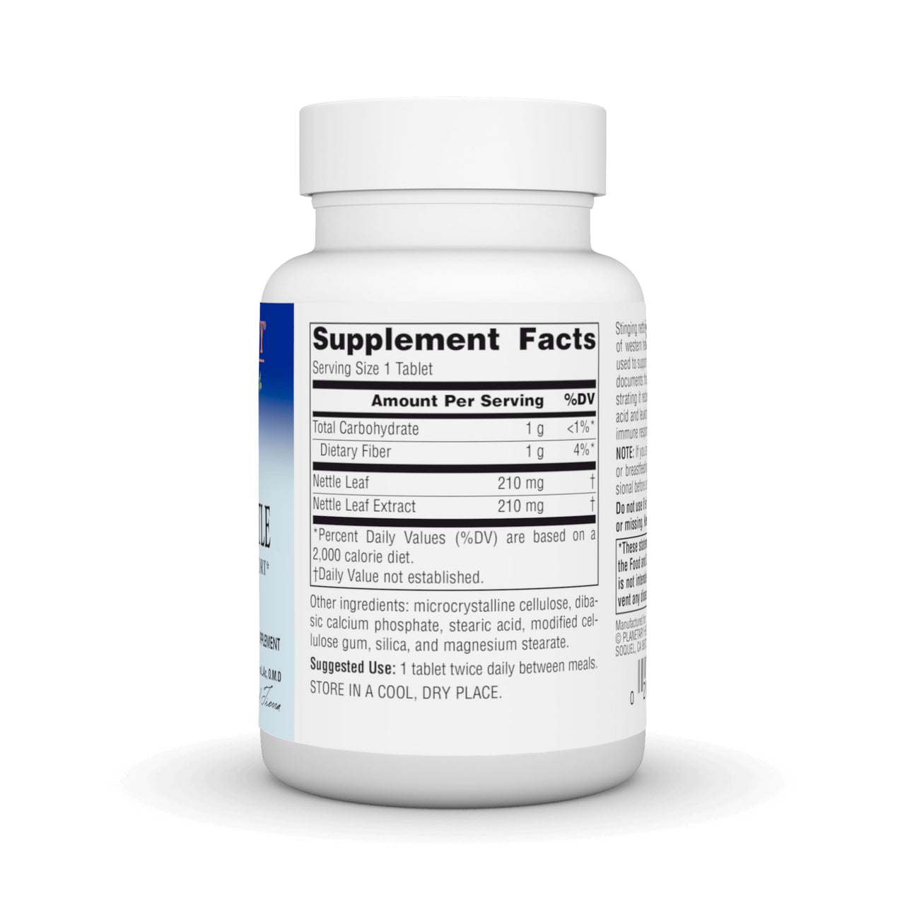 Planetary Herbals Full Spectrum Stinging Nettles, for Healthy Sinus Support* 420mg - 60 Tablets