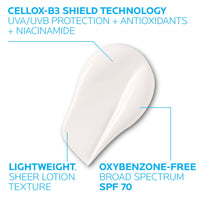 Thumbnail for La Roche-Posay Anthelios UV Correct Sunscreen Moisturizer SPF 70, Daily Anti-Aging Face Moisturizer with Niacinamide to Even Skin Tone & Fine Lines, Sun Protection for Sensitive Skin