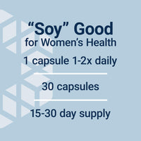 Thumbnail for Life Extension Soy Isoflavones, Heart, Bone & Cellular Health Support for Post-menopausal Women, Gluten-Free, Non-GMO, Vegetarian, 30 Capsules