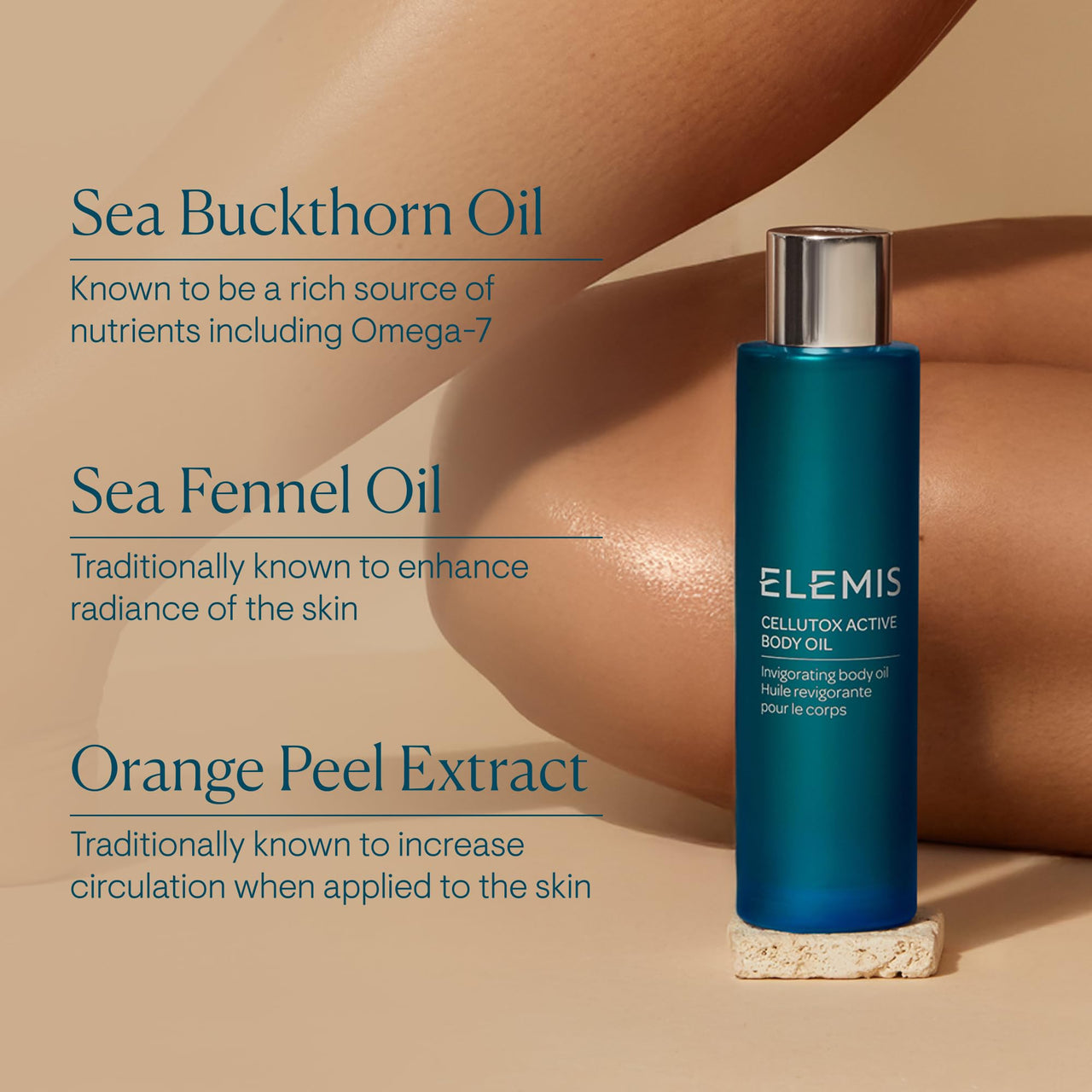 ELEMIS Massage Oil, Fast Absorbing, Deeply Penetrating Body Oil with Essential Oils, Moisturizing Skin Oil, Soothe Muscles, Calm Mind & Revitalize