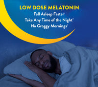 Thumbnail for MidNite Back to Sleep Low Dose, 1.5 mg Melatonin Sleep Aid, Non-Habit Forming, Herbal Dietary Supplement for Adults, Drug-Free, Gluten-Free, Lactose-Free, Vegetarian, Vegan, 30 Quick Melt Tablets