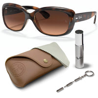 Thumbnail for Ray-Ban RB4101 Jackie Ohh Butterfly Shape Sunglasses for Men and Women- Timeless Classic Sun Glasses with Modern Elegance - Premium UV Protection - Designer Men's and Women's Sunglasses