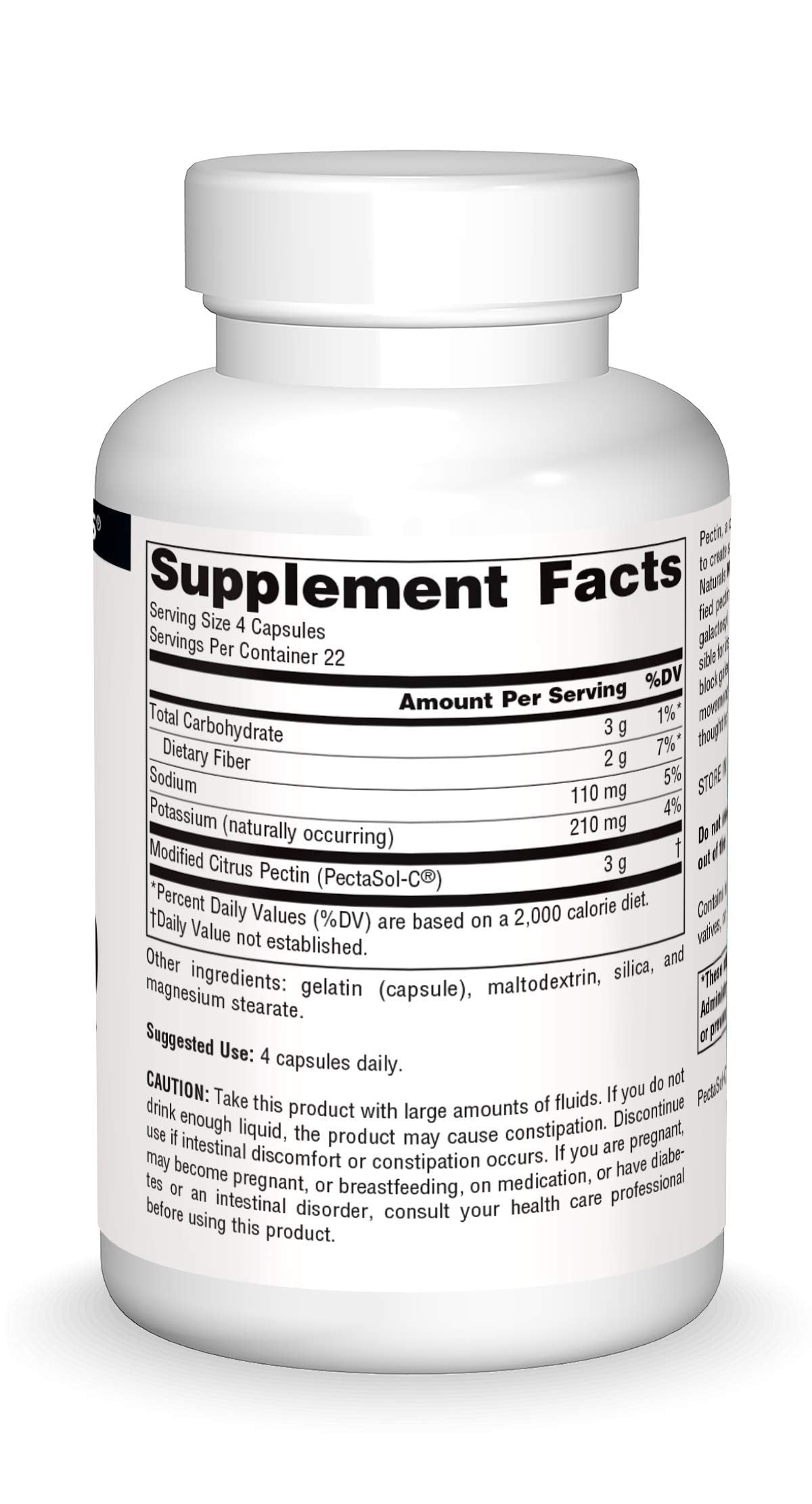 Source Naturals PectImmune, Modified Citrus Pectin, For Cellular Immune Health*, 750 mg - 90 Capsules