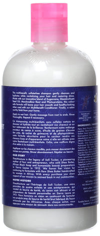 Thumbnail for SheaMoisture Silicone Free Shampoo for Dry Hair Sugarcane Extract and Meadowfoam Paraben Free Shampoo 13 oz