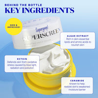 Thumbnail for Supergoop! Superscreen - 1.7 fl oz - SPF 40 PA+++ Hydrating Daily Moisturizer Sunscreen - Protection from UV Rays + Helps Filter Pollution & Blue Light