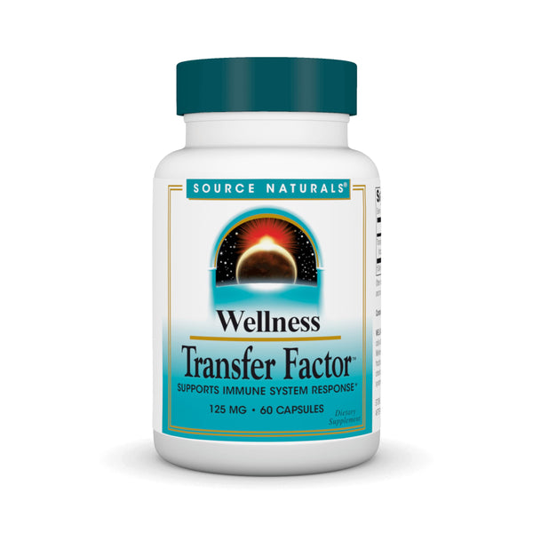 Source Naturals Wellness Transfer Factor, Supports Immune System Response* 125mg, 60 Capsules