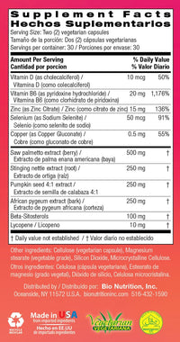 Thumbnail for Bio Nutrition Prostate Wellness with Pumpkin Seed Extract 60 Capsules