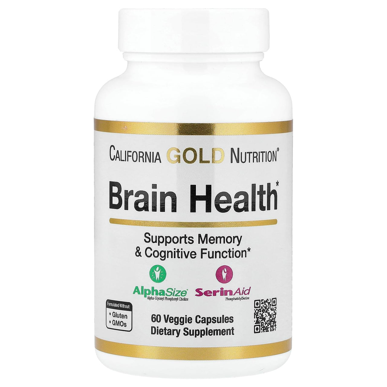 Brain Health, 60 Veggie Capsules, California Gold Nutrition