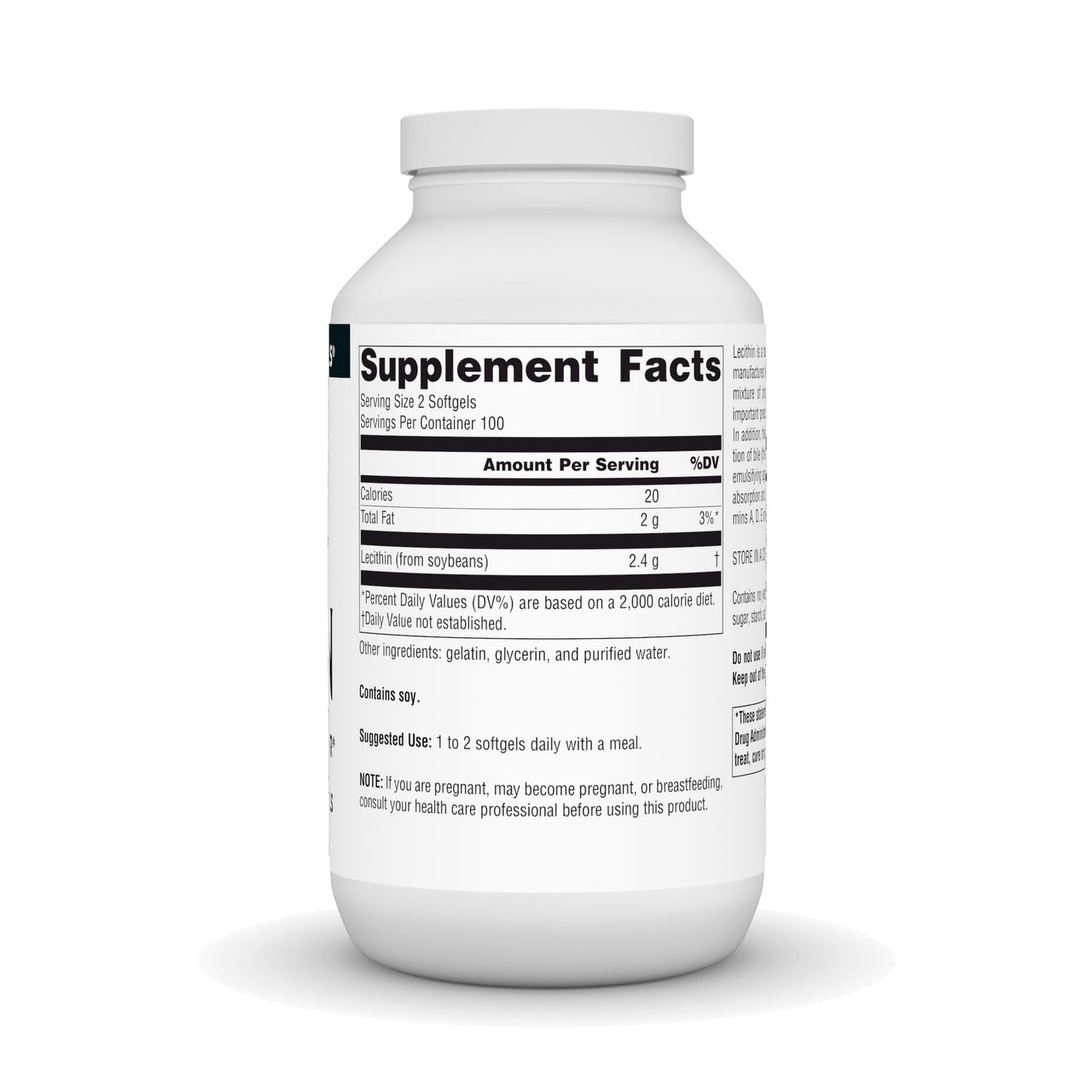 Source Naturals Lecithin 1200 mg, A Natural Emulsifier - 200 Softgels