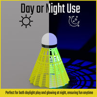 Thumbnail for EAGLES LED Badminton Shuttlecocks - 5 Pack Lighting Birdies, Nylon Glow in The Dark Birdie Balls for Baseball Practice- Plastic Light Up Birdies for Outdoor Indoor Sports Activities