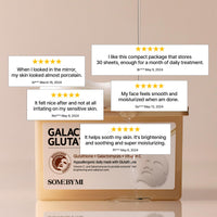 Thumbnail for SOME BY MI Galactomyces Glutathione Daily Mask - 30 Sheets, 11.8Oz - Vitamin C Vegan Face Sheet Mask for Skin Brightening Routine - Skin Moisturizing and Glowing Care for Glass Skin - Korean Skin Care