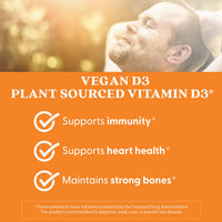 Thumbnail for Doctors Best Vegan Vitamin D3 2500 IU Veg Caps - Vegan Vitamin D Supplement for Men & Women, Helps Support Calcium Absorption, Heart Health & Immune Support, 62.5 mcg per Serving - 60 Veggie Capsules