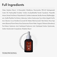 Thumbnail for TOSOWOONG Glutathione Serum with 20,000ppm Glutathione, Niacinamide and hyaluronic acid, Dark Spot, Improve skin elasticity, Revitalize complexion, Korean Skincare, 30ml, 1.01 fl. oz.