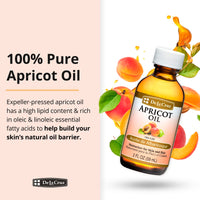 Thumbnail for De La Cruz - Apricot Oil - 100% Pure Apricot Kernel Oil - Moisturizing Oil for Skin and Hair - Expeller Pressed Hexane Free - 2 fl OZ