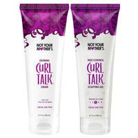 Thumbnail for Not Your Mother's Curl Talk Frizz Control Sculpting Gel & Defining Cream (2-Pack) - 9.7 fl oz - Formulated with Rice Curl Complex - All Curly Hair Types