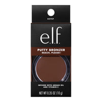 Thumbnail for e.l.f. Putty Bronzer, Creamy & Highly Pigmented Formula, Creates a Long-Lasting Bronzed Glow, Infused with Argan Oil & Vitamin E, Beach, Please!, 0.35 Oz