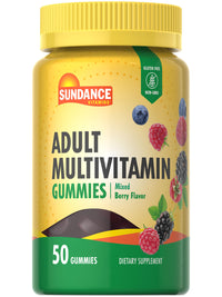 Thumbnail for Sundance Adult Multivitamin Gummies | for Men & Women | Mixed Berry Flavor | 50 Gummies | Non-GMO and Gluten Free Supplement