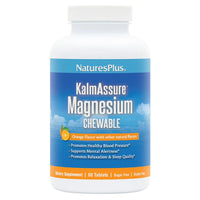 Thumbnail for NaturesPlus KalmAssure Magnesium Chewable, Orange - 60 Tablets - Promotes Relaxation & Mental Alertness - Non-GMO, Sugar Free & Gluten Free - 60 Servings
