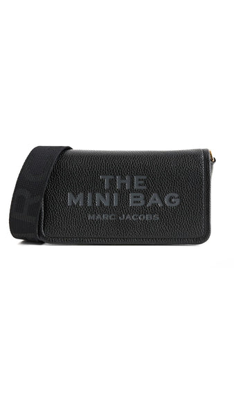 Marc Jacobs The Leather Mini Bag, Black