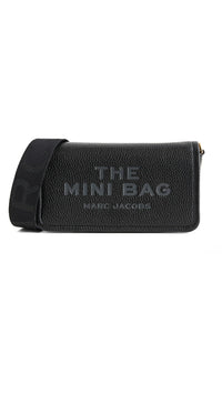 Thumbnail for Marc Jacobs, Womens, The Leather Mini Bag, Black, One Size