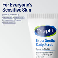 Thumbnail for Cetaphil Exfoliating Face Wash, Extra Gentle Daily Face Scrub, Gently Exfoliates & Cleanses, For All Skin Types, Non-Irritating & Hypoallergenic, Suitable For Sensitive Skin, 6 Fl Oz, Pack of 2