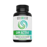 Thumbnail for Zhou DIM Active - DIM Supplement, Hormone Balance for Women & Men, Hormonal Support with 250mg Diindolylmethane - 60 Vegan Capsules
