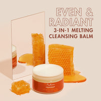 Thumbnail for SheaMoisture Even and Radiant Face Cleanser For Uneven Skin Tone and Dark Spots 3-in-1 Cleansing Balm With Raw Honey 3.2 oz